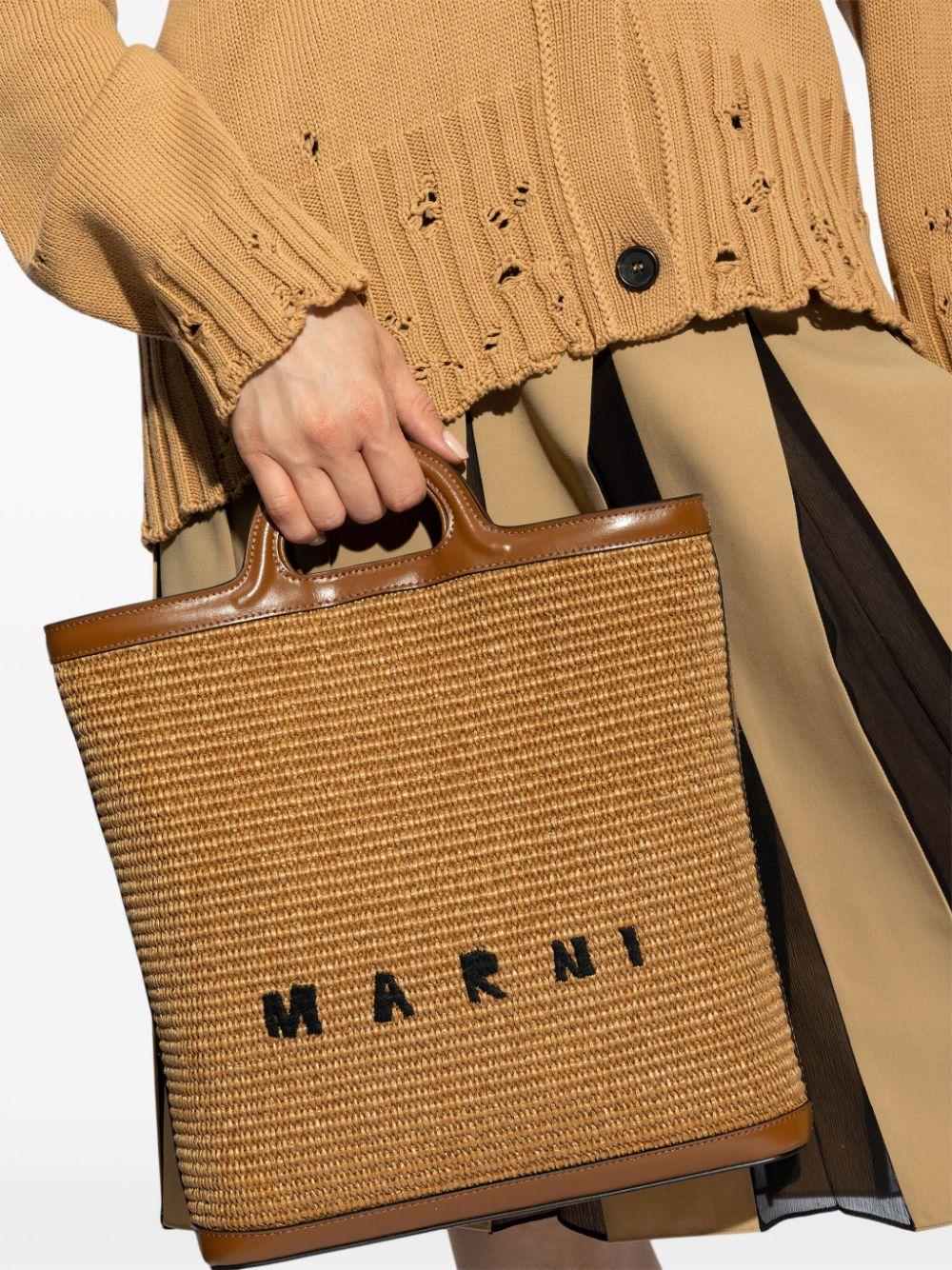 Tropicalia straw tote bag<BR/><BR/> SBMP0179Q0 P386000M50 MARNI