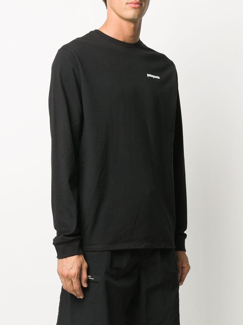 P-6 long-sleeved T-shirt<BR/><BR/> 38518 BLK PATAGONIA