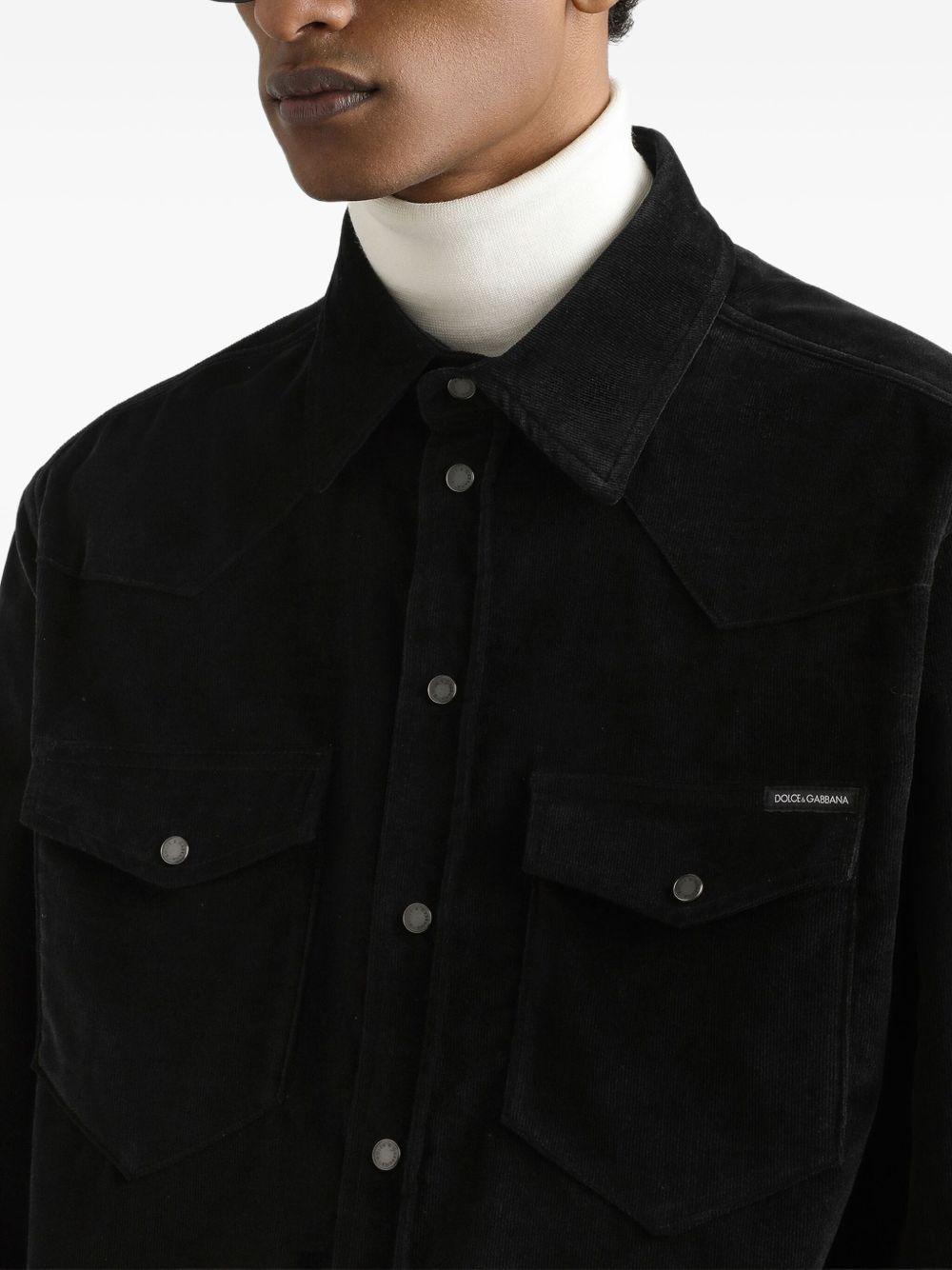 Fine-wale corduroy shirt G5MA1T GJ589N0000 DOLCE & GABBANA