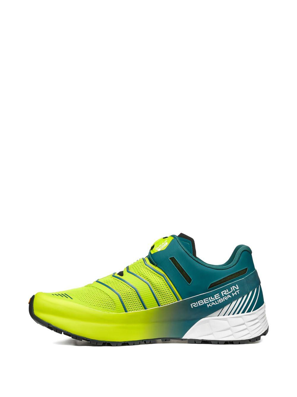 Ribelle run kalibra HT sneakers 33084-350 LIME GREEN-DEEP LAGOON SCARPA