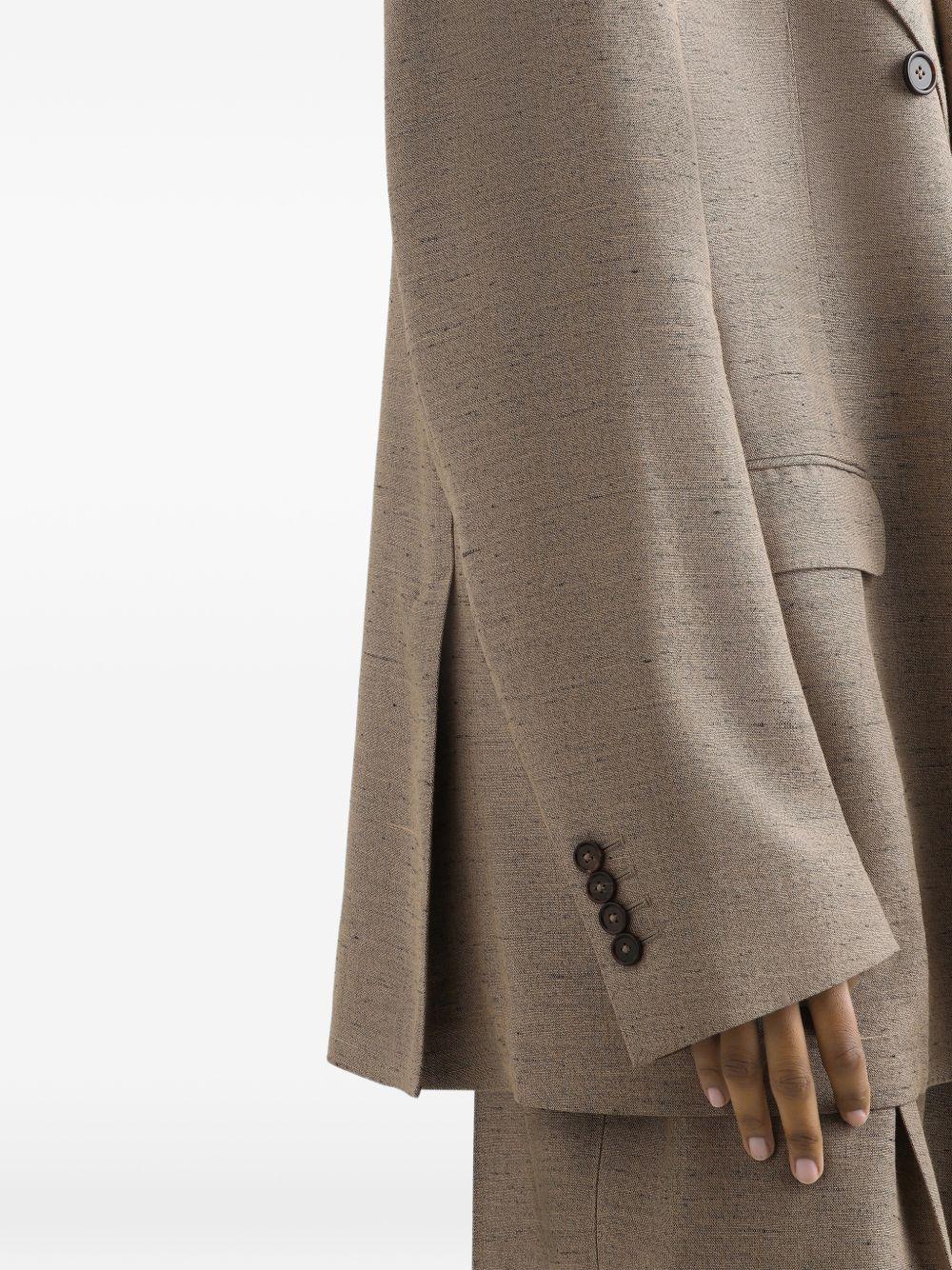 Double-breasted sicilia tweed-effect jacket F29YFT HUMWCS8230 DOLCE & GABBANA