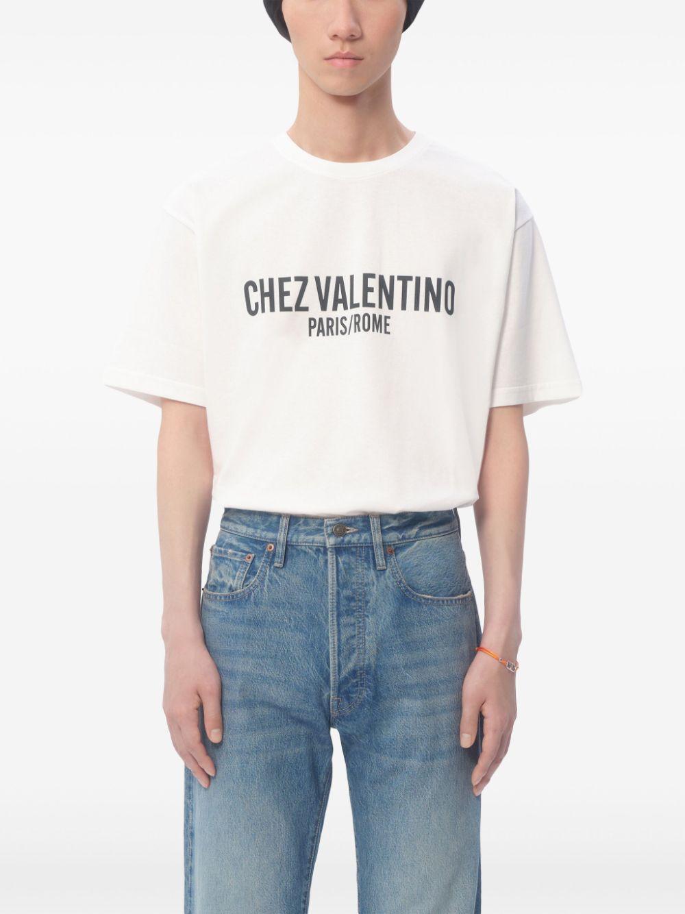 Chez Valentino T-shirt<BR/><BR/><BR/> 6V3MG16PAPG A03 VALENTINO GARAVANI