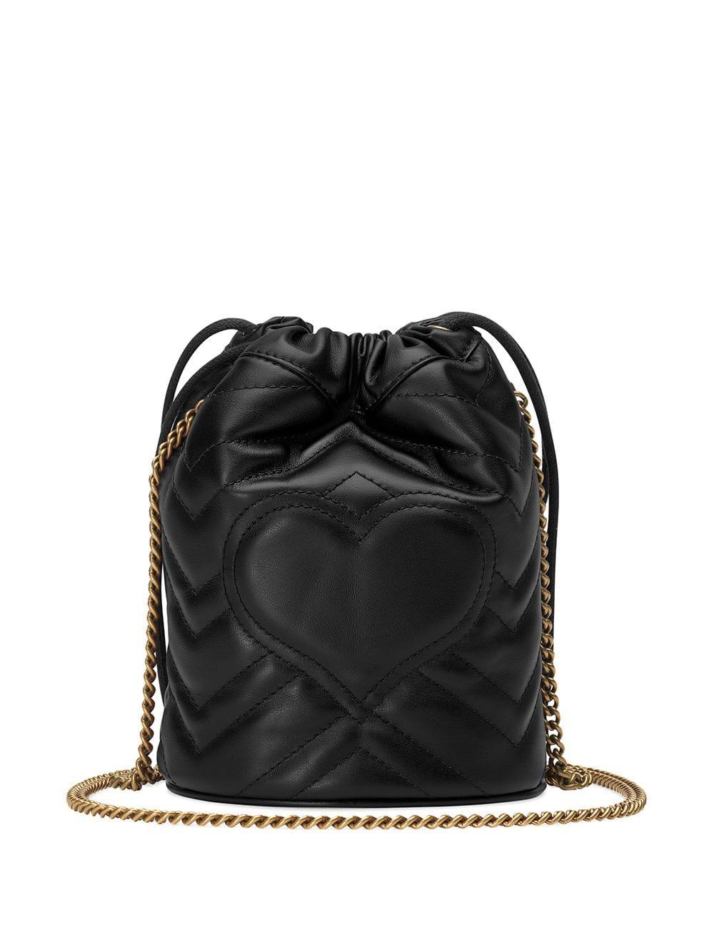 GG Marmont nano bucket bag<BR/><BR/> 575163 DTDRT1000 GUCCI
