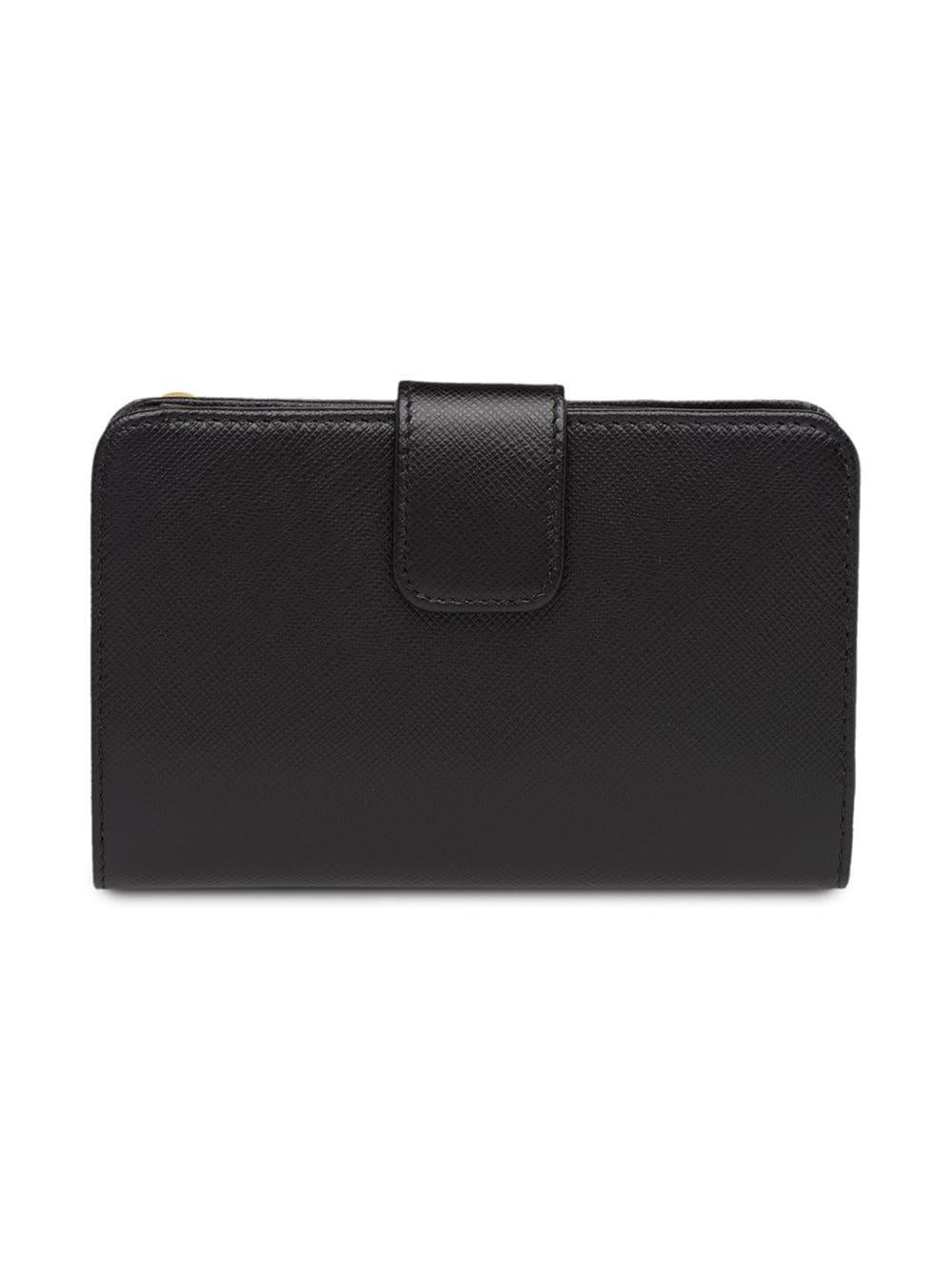 zip fastening and logo plaque wallet 1ML225 QHHF0002 PRADA