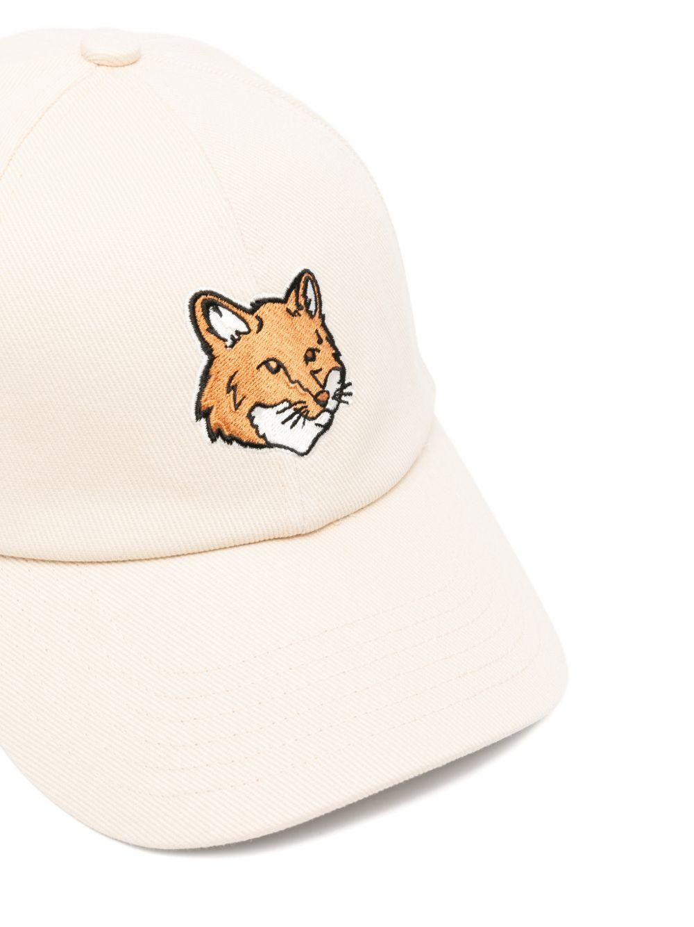 embroidered-logo patch cap PM06100WW0096 0428 MAISON KITSUNÉ
