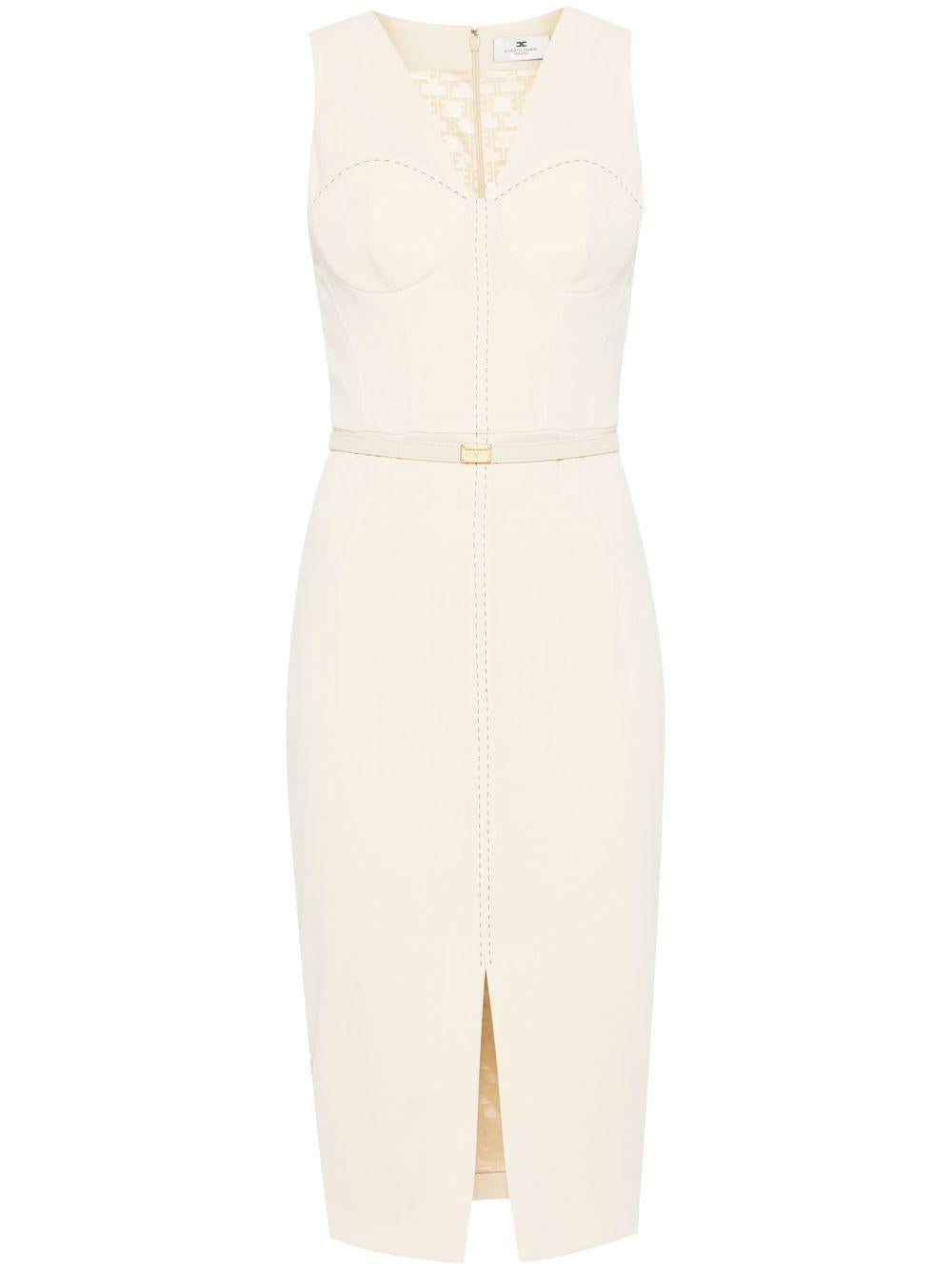 Crepe midi dress AB70651E2 DC7 ELISABETTA FRANCHI