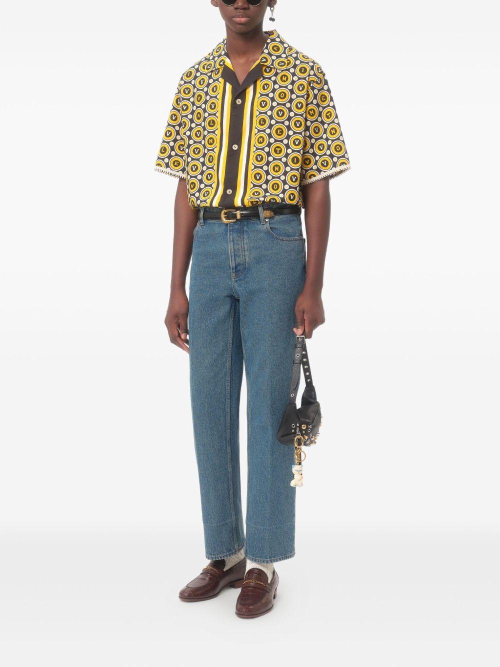 Printed poplin shirt 7V3AA111AYQ CLP VALENTINO GARAVANI