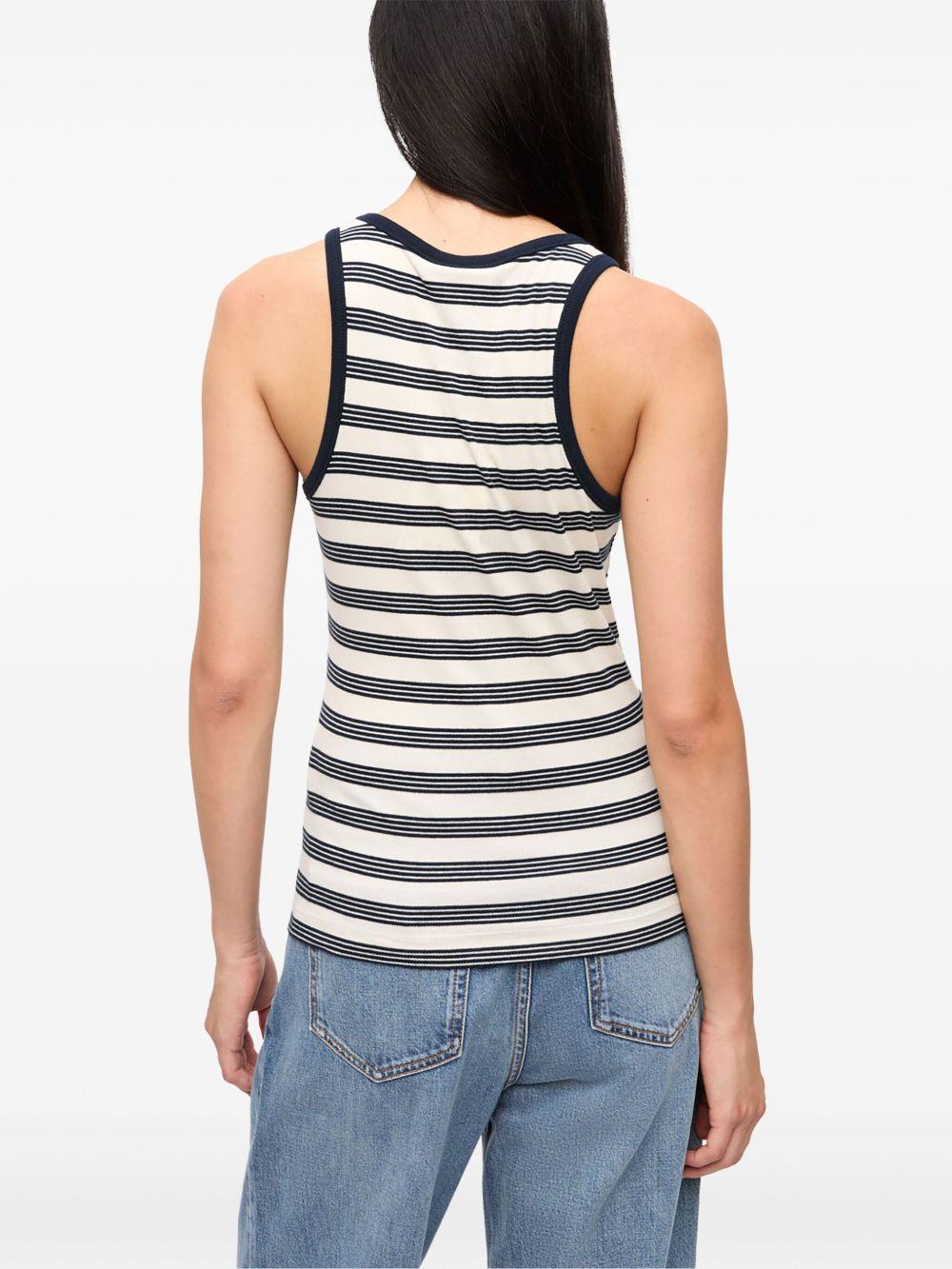 Striped tank top<BR/><BR/><BR/> T4144 683 GANNI
