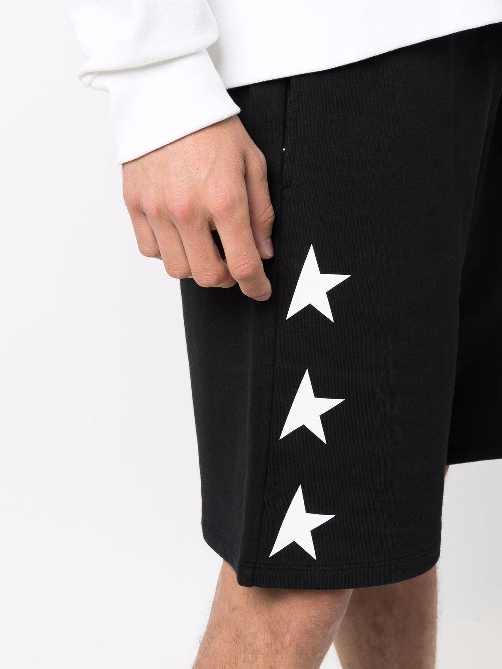 Star print shorts<BR/><BR/><BR/> GMP00878 P00053280203 GOLDEN GOOSE