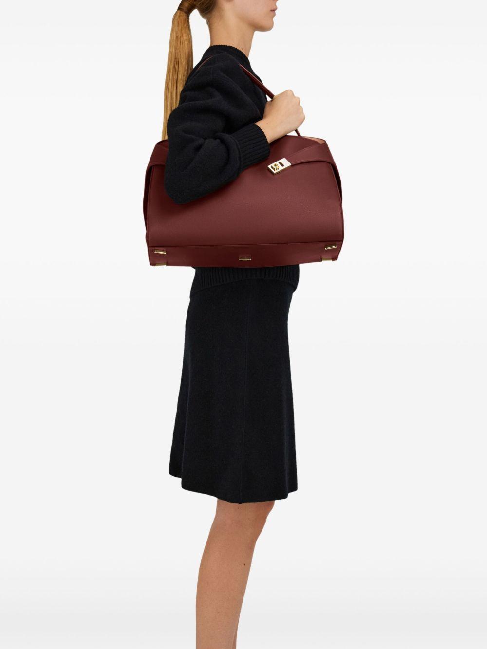 L Hug shoulder bag<BR/><BR/> HUG SH M 782635COLLEGE RED FERRAGAMO