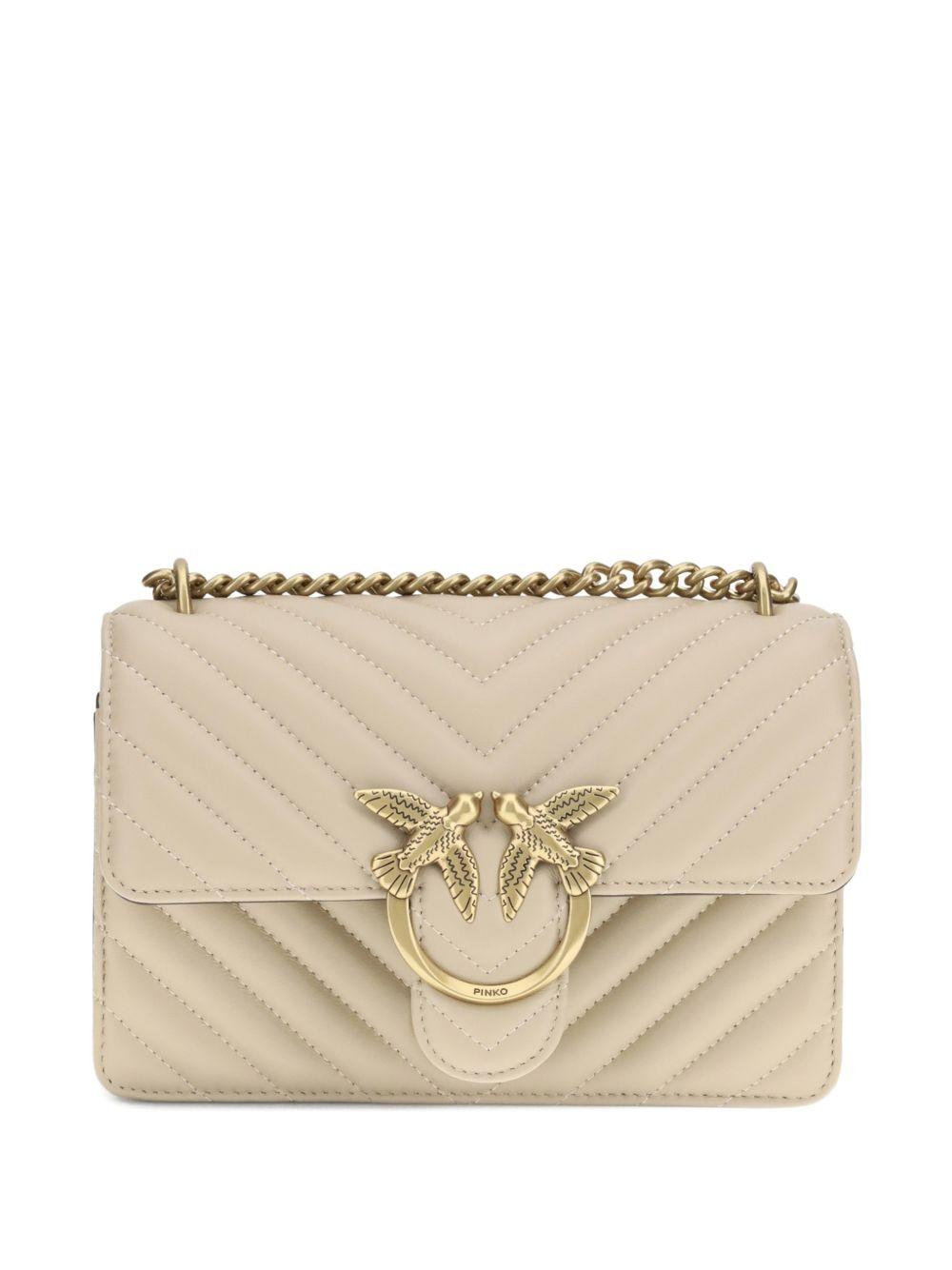 Small shoulder bag Love Bag One Chevron 100074 A0GKC50Q PINKO