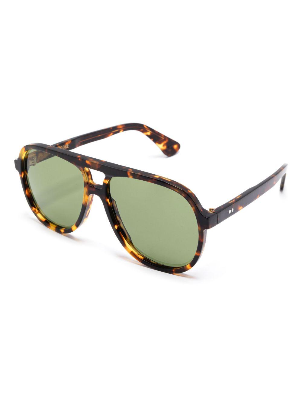Pilot-frame sunglasses<BR/><BR/><BR/> GUA00671 A00065281723 GOLDEN GOOSE