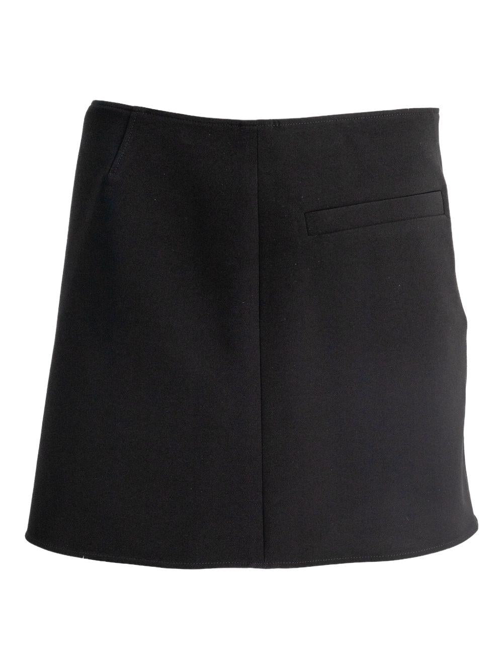 Mini logo skirt 126CJU330PL0159 9999 COURRÈGES