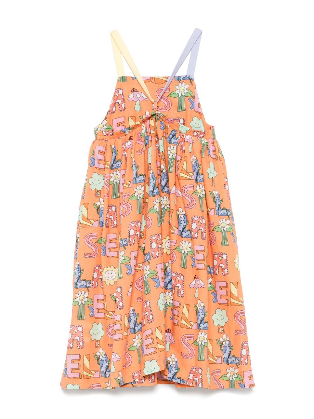 Graphic-print dress TW1A72 Z2566404MC STELLA McCARTNEY KIDS