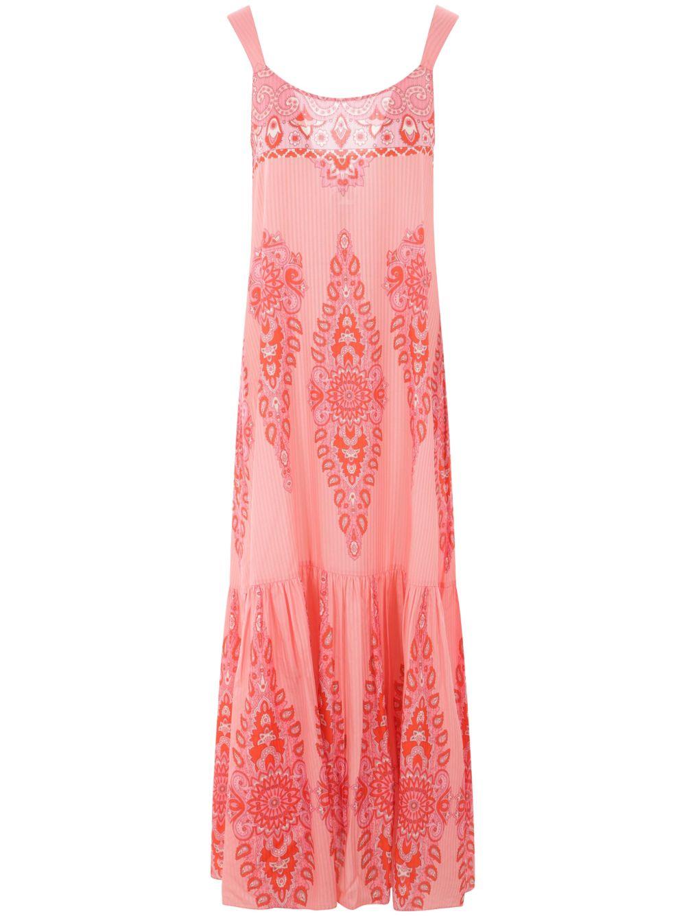Paisley-print maxi dress<BR/><BR/><BR/> WRHA0030 AK758X0872 ETRO
