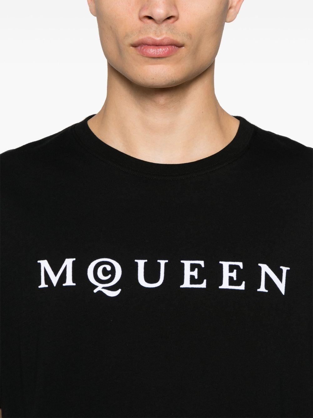 Logo T-shirt 828420 QTADD0520 ALEXANDER MCQUEEN