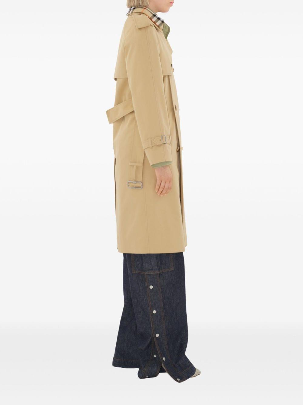 Notched-lapel trench coat<BR/><BR/><BR/> 8091066 B8626 BURBERRY