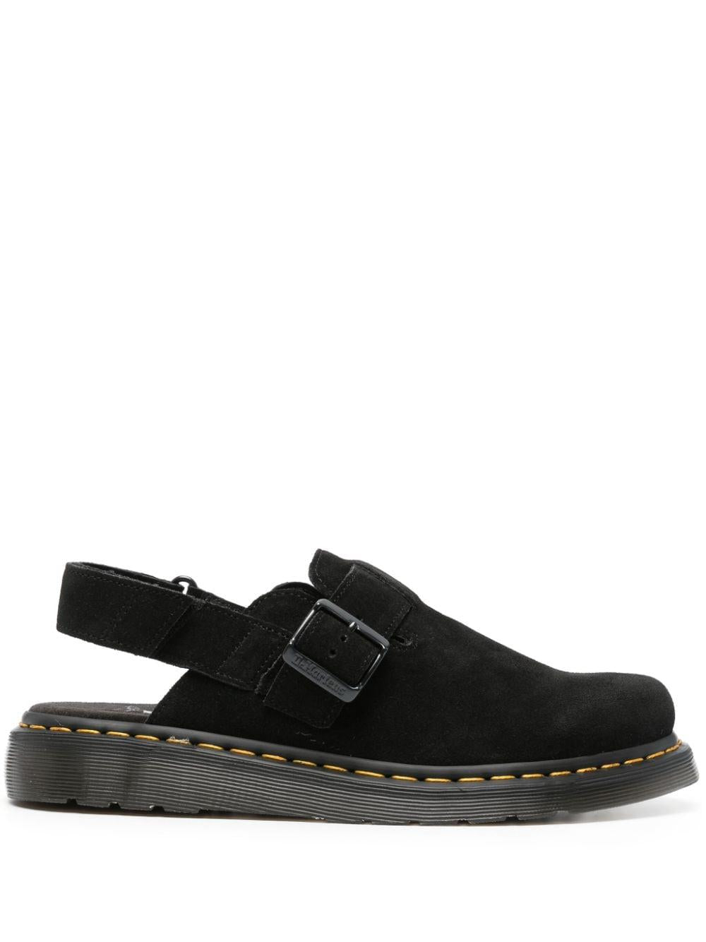 Jorge II suede sandals<BR/><BR/><BR/> 31563001 JORGE IIBLACK E.H. SUEDE DR. MARTENS