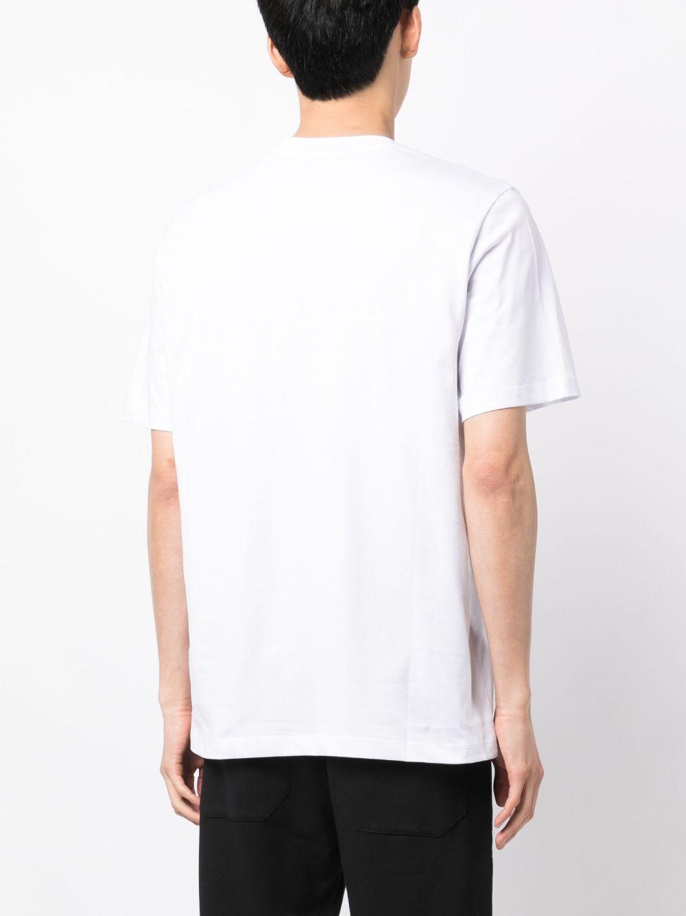Graffiti logo-print T-shirt<BR/> 3440MM510 23700201C MSGM