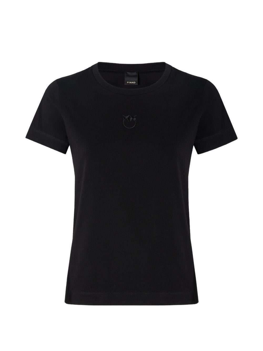 Love Birds Logo T-Shirt 100355 A339Z99 PINKO