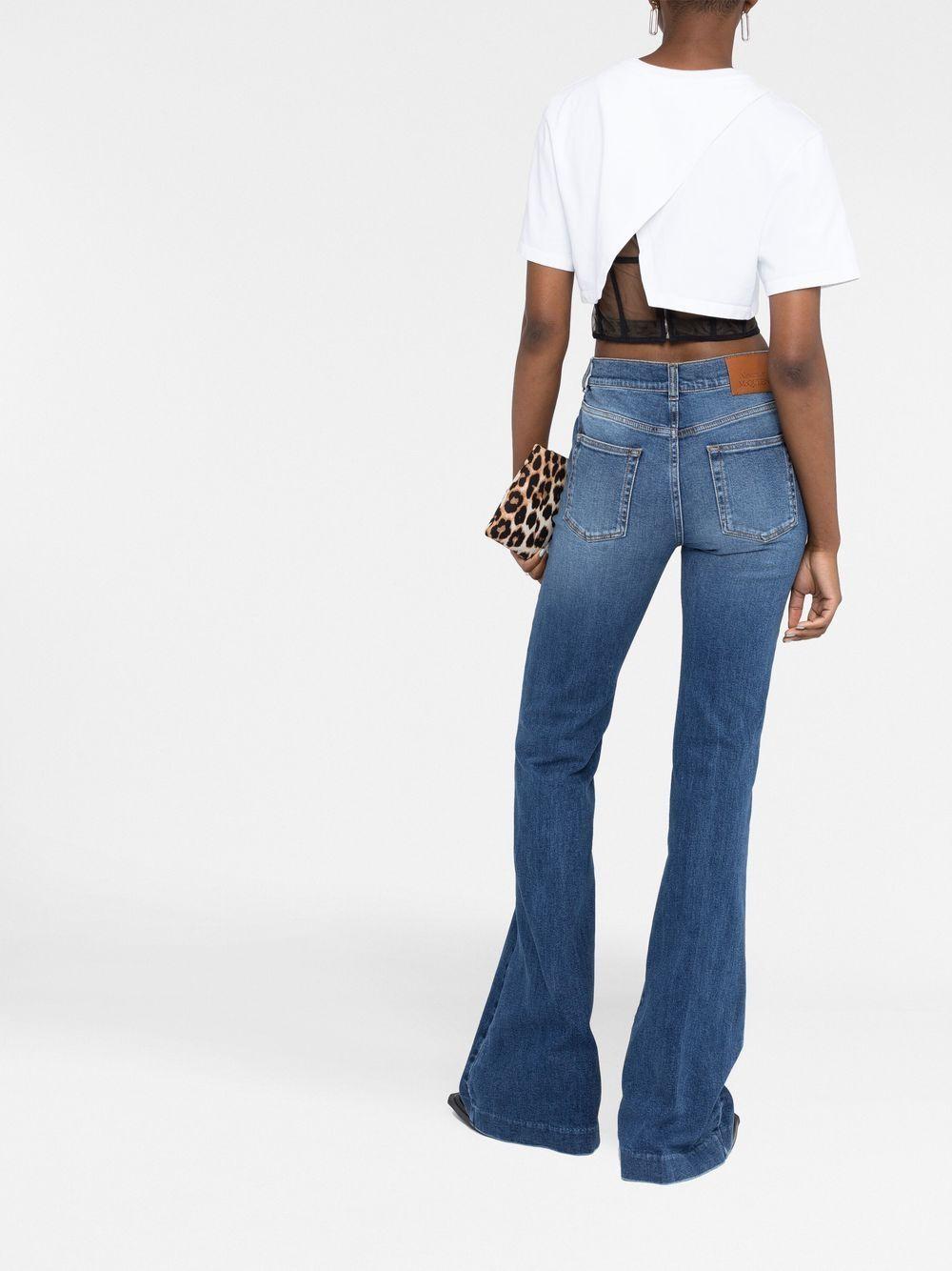 Logo-patch denim jeans<BR/> 708762 QMABQ4118 ALEXANDER MCQUEEN