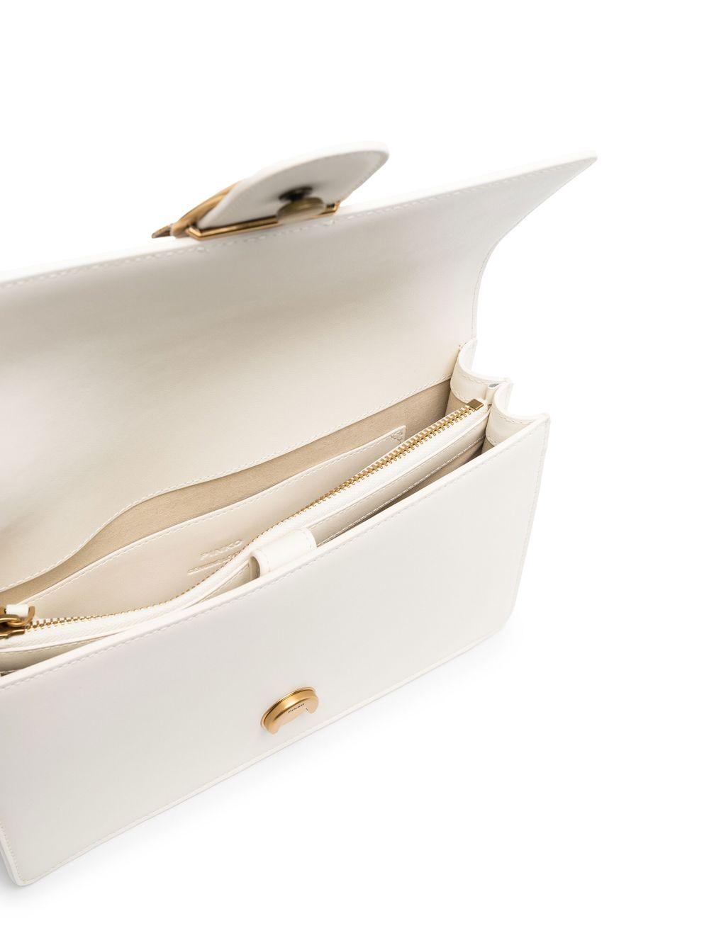 Love One Classic leather crossbody bag<BR/><BR/><BR/> 100053 A0F1Z14Q PINKO