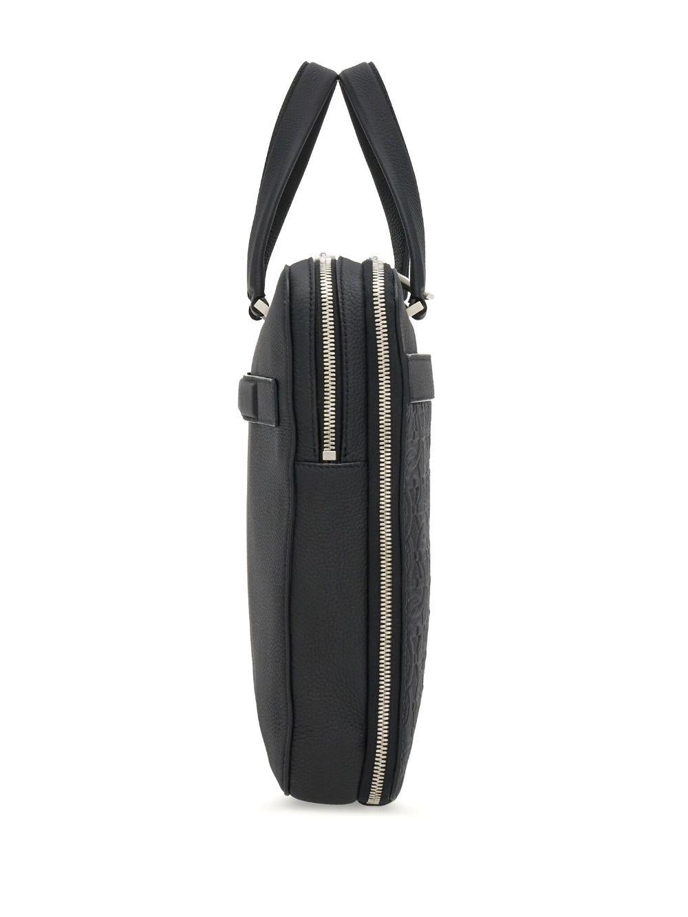 FERRAGAMO TRAV EMB BLO763369NERO