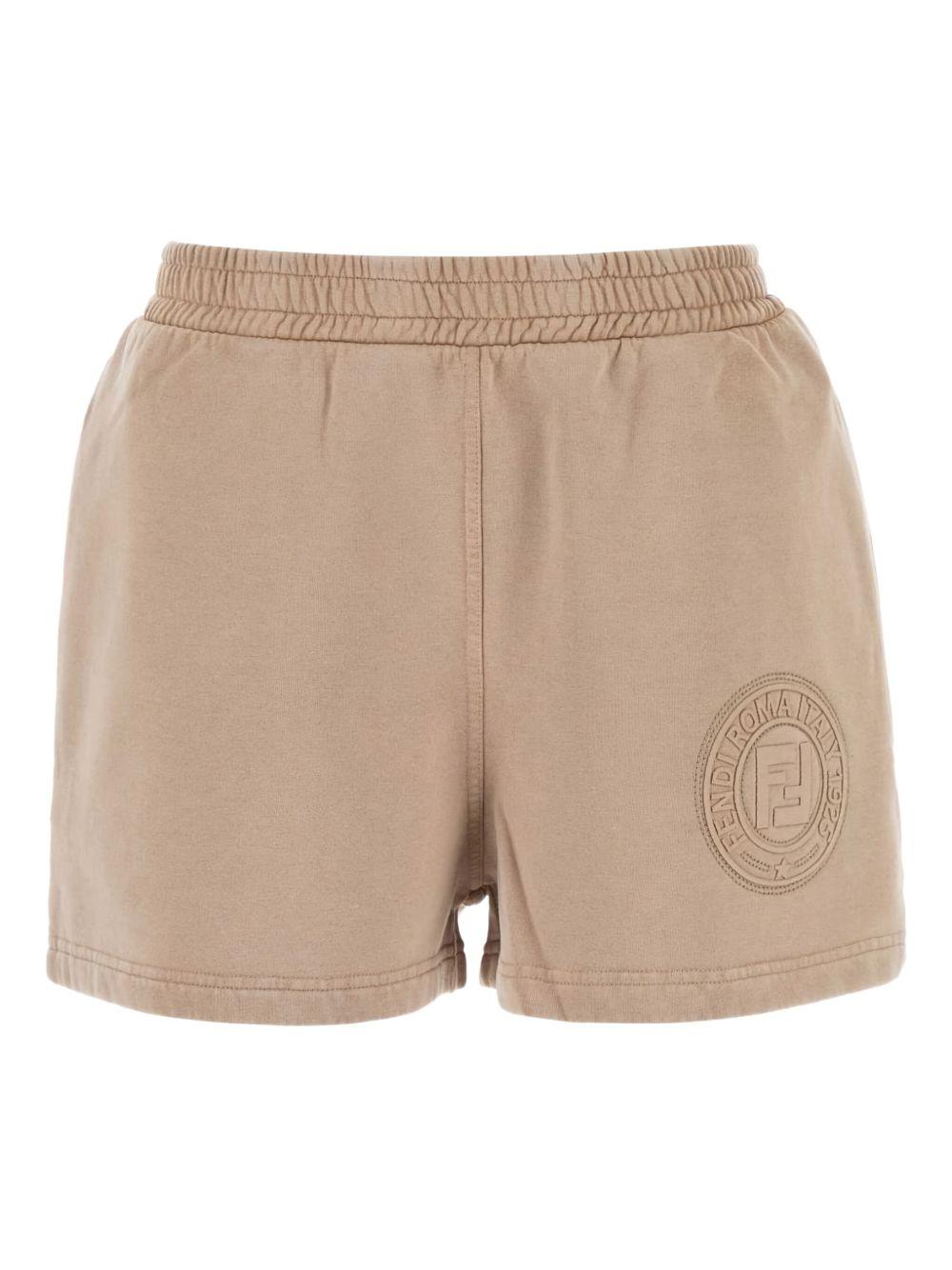 Cotton shorts<BR/><BR/> FR6633 ASNHF1RX9 FENDI