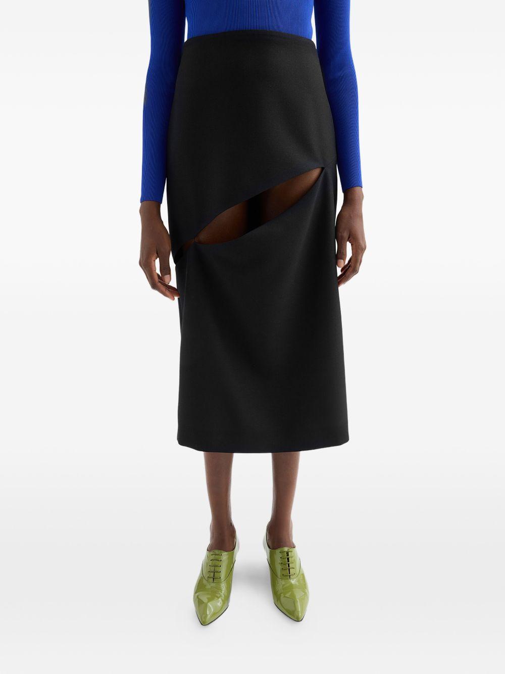 Wool Blend Skirt J03MA0294 J40330001 JIL SANDER