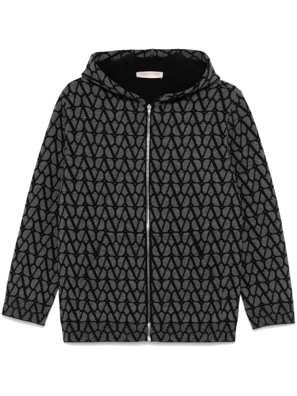 VLogo print cardigan<BR/><BR/><BR/> 5B3KE02Z8P0 ZPH VALENTINO GARAVANI