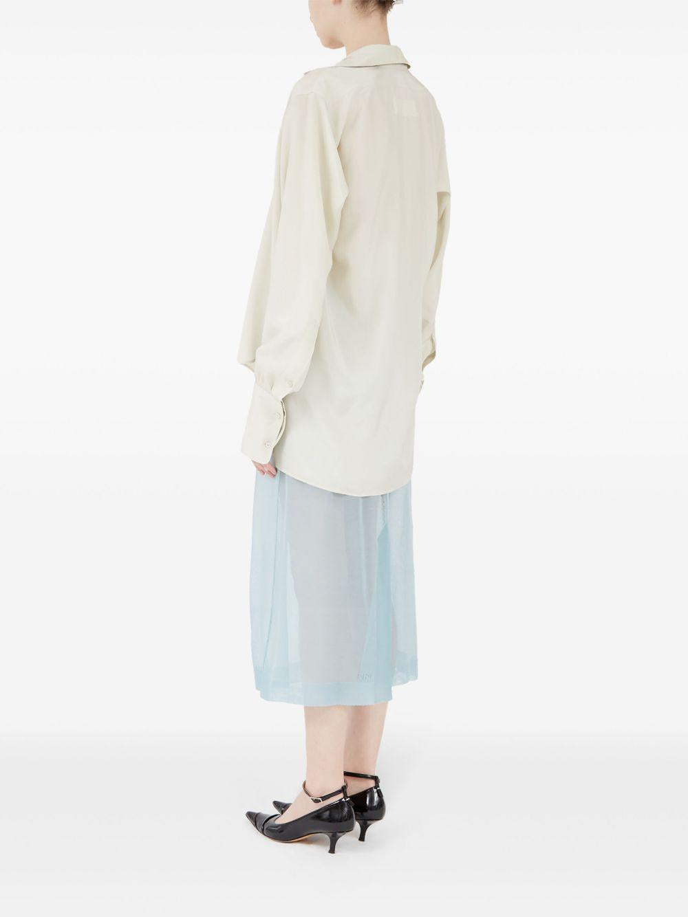 Long-sleeve buttoned shirt<BR/><BR/> S51DT0020 S76632729 MAISON MARGIELA