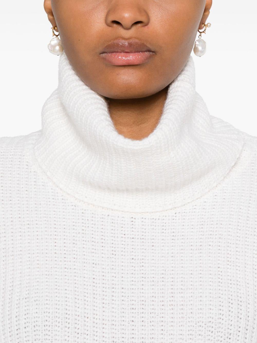 Logo-embroidered sweater<BR/><BR/> 104056 A1A7Z06 PINKO
