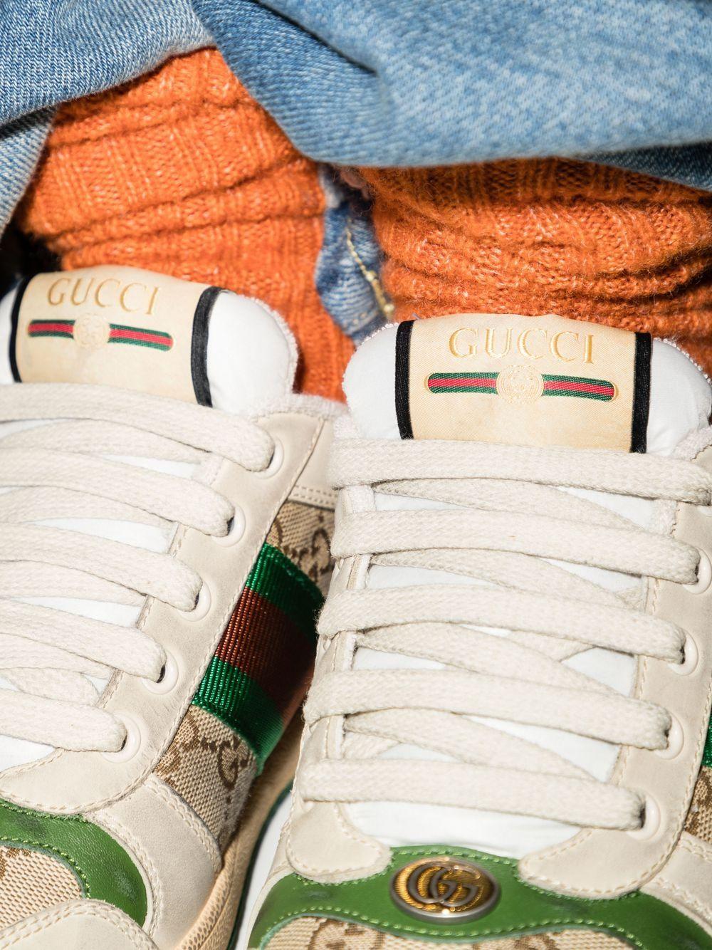 Screener lace-up sneakers<BR/><BR/><BR/> 570443 9Y9209666 GUCCI