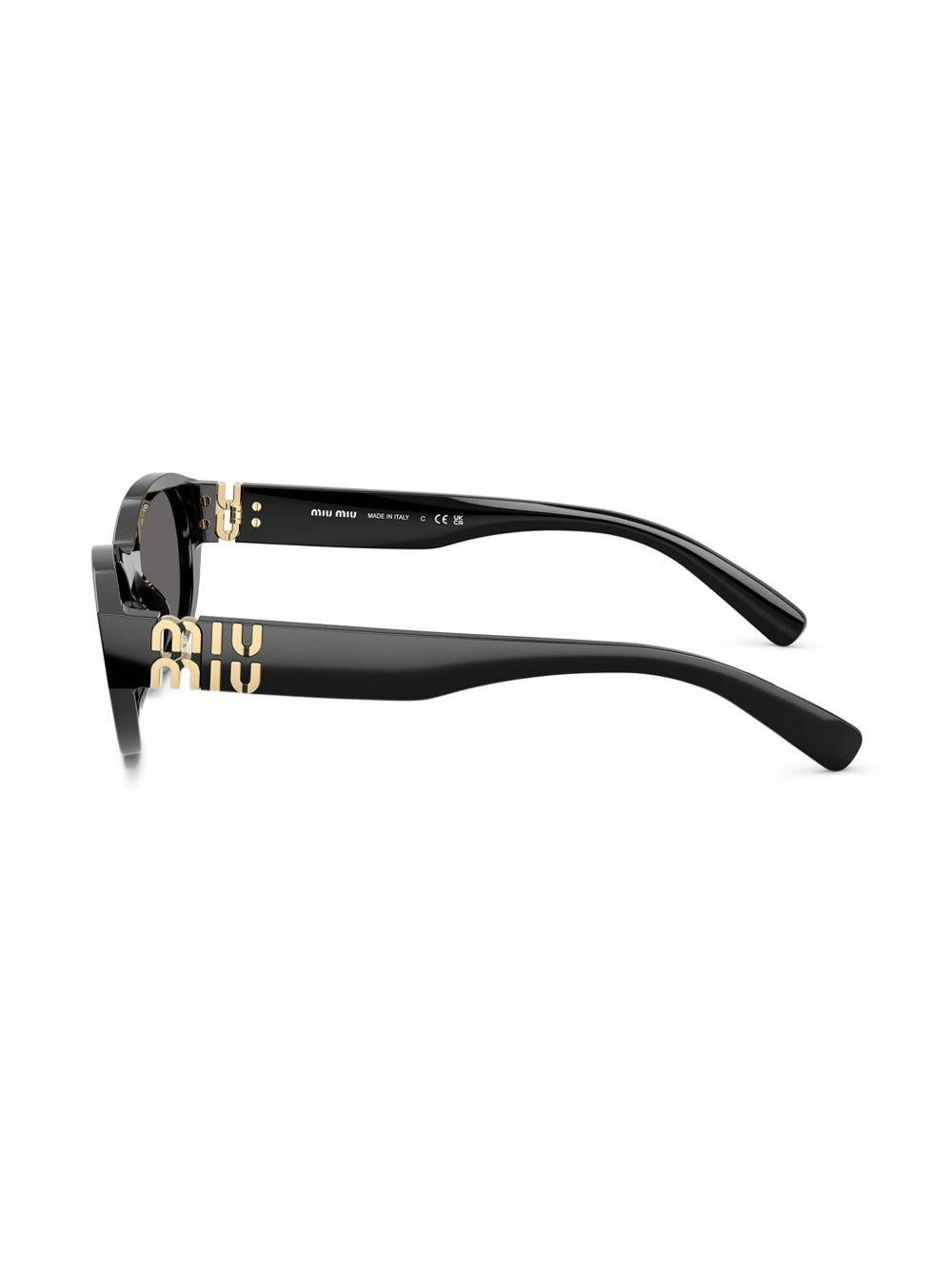 Oval-frame sunglasses<BR/><BR/><BR/> 0MU A03S 16K08Z53 MIU MIU