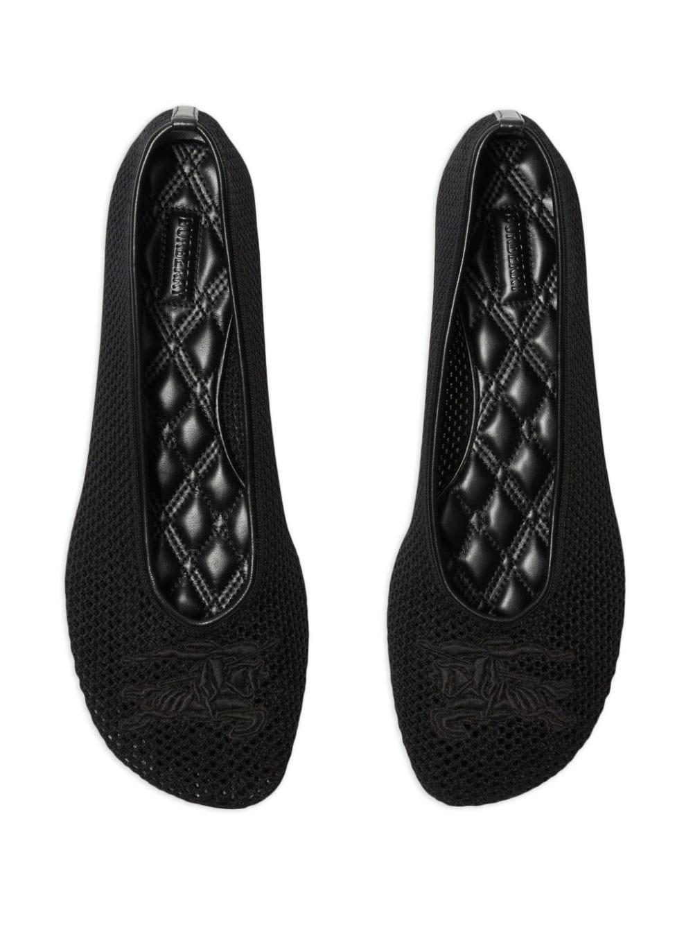 Mesh ballerina shoes 8088424 BLACK BURBERRY