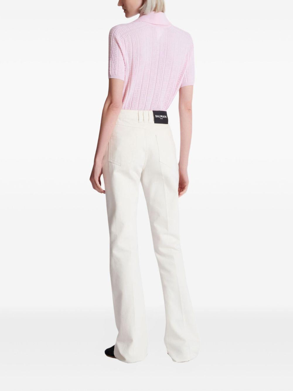flared-leg jeans GF1MI070DG14 0FC BALMAIN