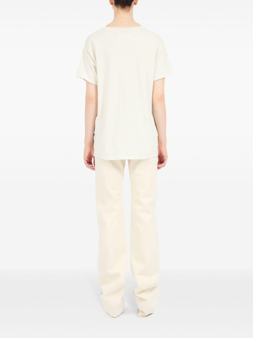 Logo-print cotton T-shirt<BR/><BR/><BR/> S51GC0534 S24575103 MAISON MARGIELA