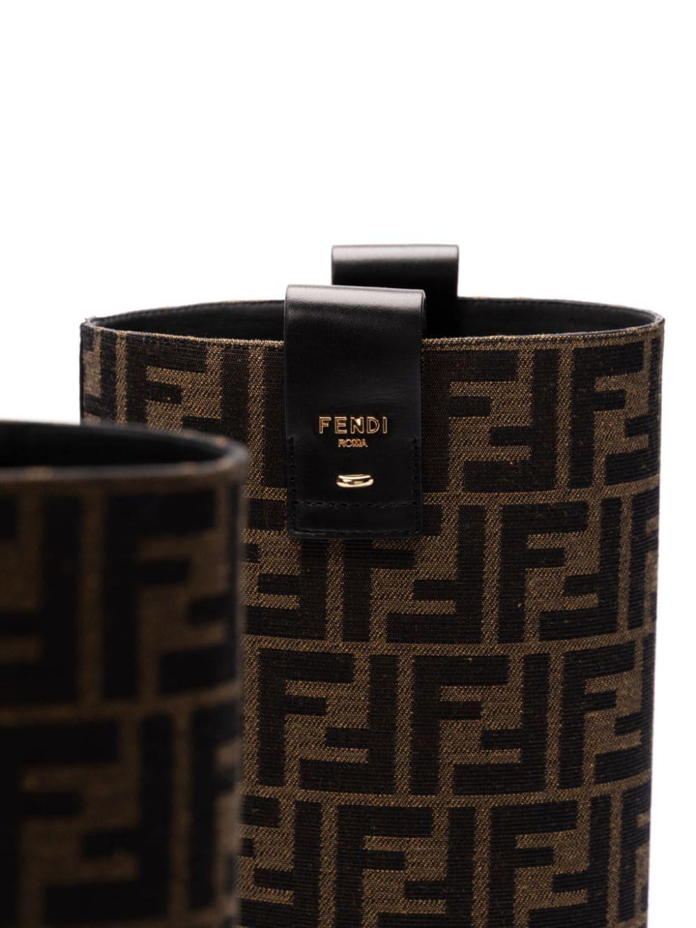 FF jacquard boots 8W8574 AHGYF0PMM FENDI