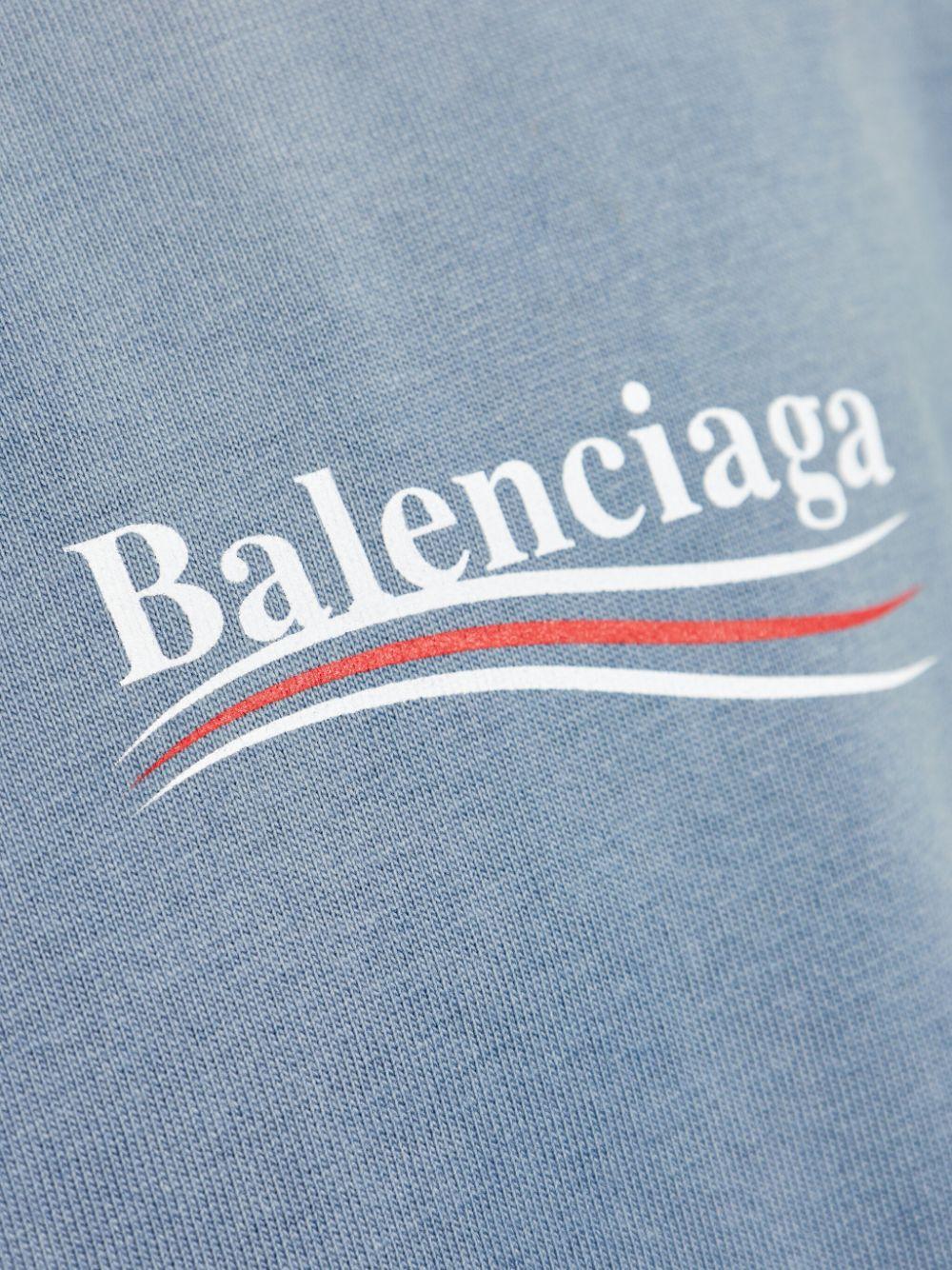 Logo-print T-shirt<BR/><BR/><BR/> 764235 TIV529798 BALENCIAGA