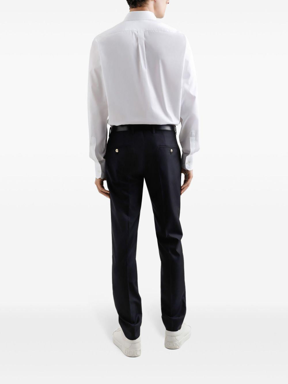 Logo-patch shirt<BR/><BR/><BR/> G5ML1Z GI757W0800 DOLCE & GABBANA