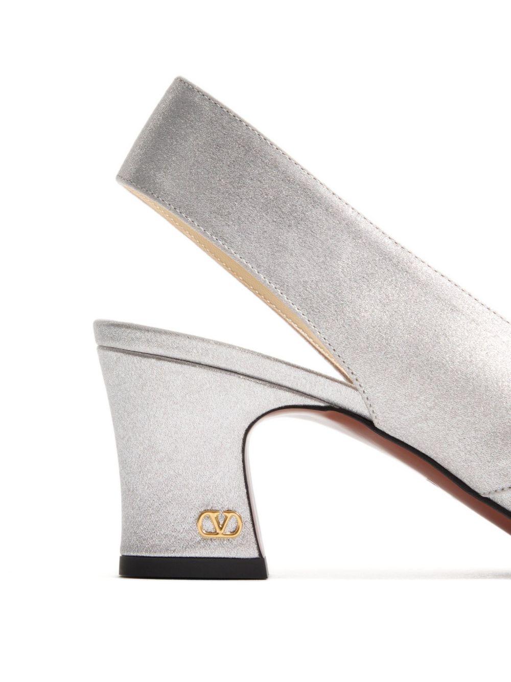 Adamantine Slingback Pumps In Glitter Fabric 60Mm 7W2S0MJ8PHI S13 VALENTINO GARAVANI