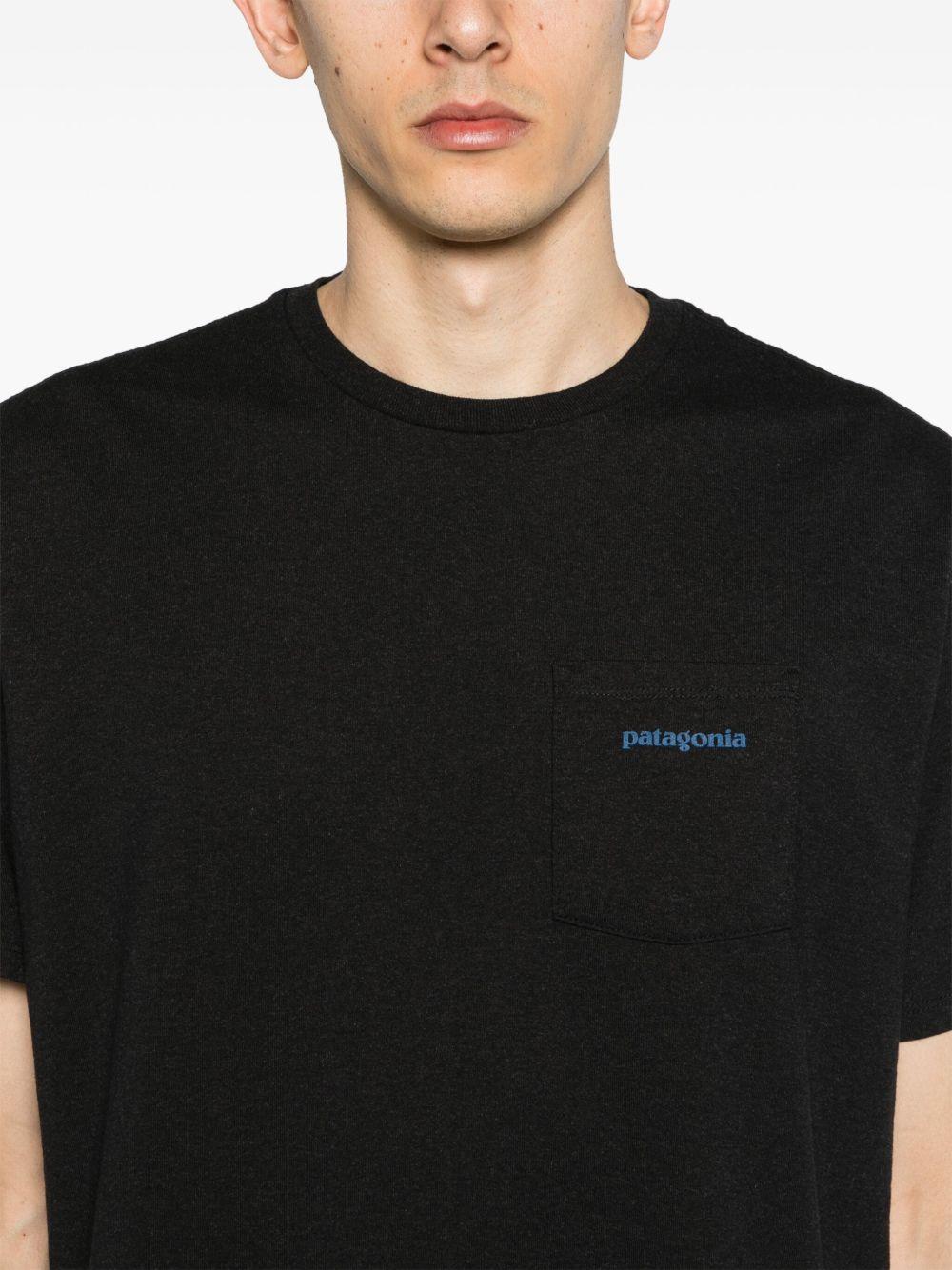 Boardshort logo-print T-shirt 37655 INBK PATAGONIA