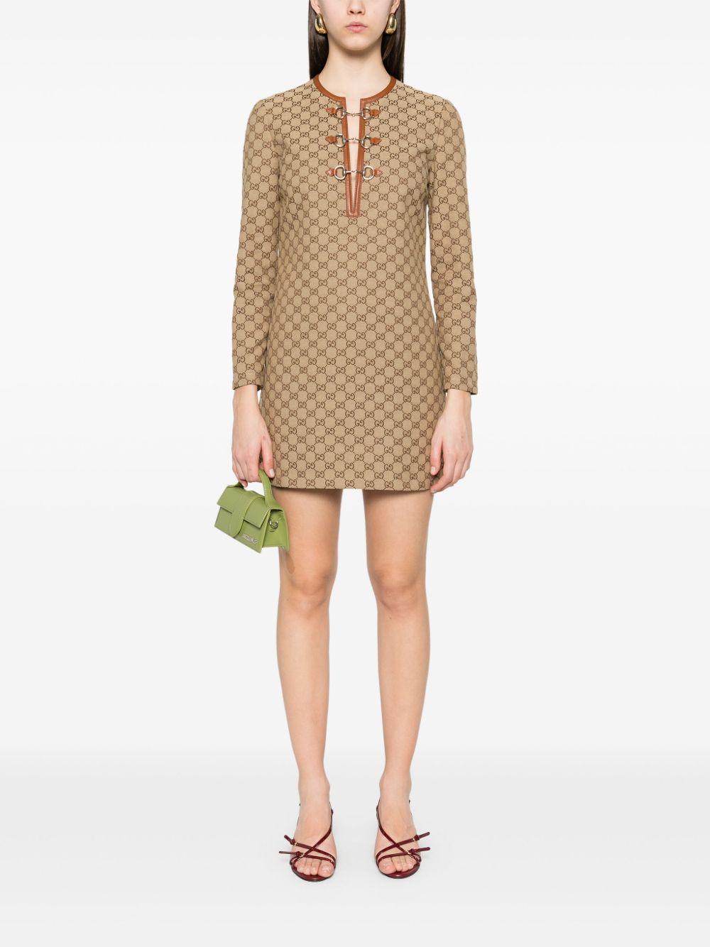 GG canvas dress with Horsebit 820404 Z8BZA2190 GUCCI