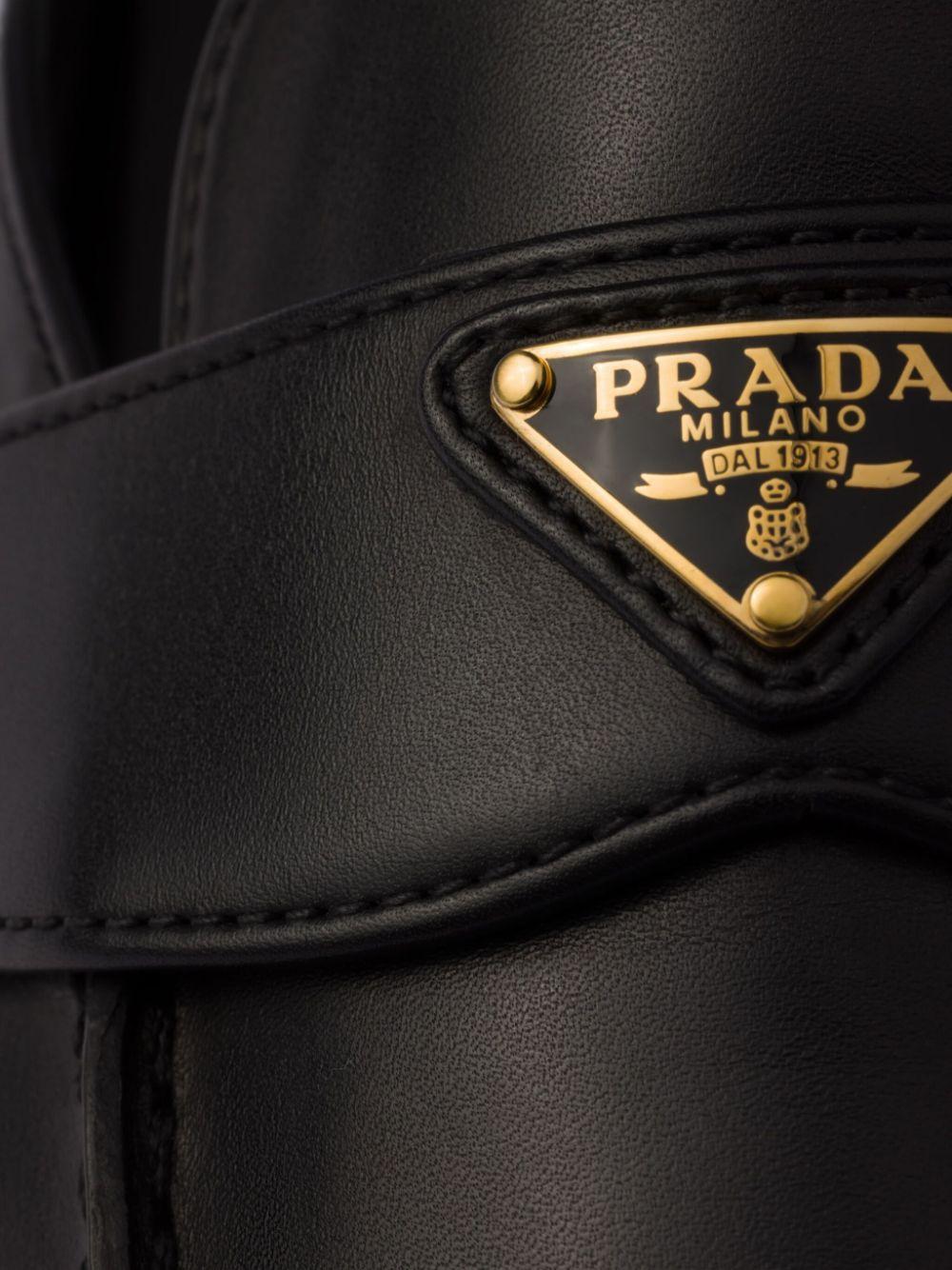 Leather mules 1D766N 070F0002 PRADA
