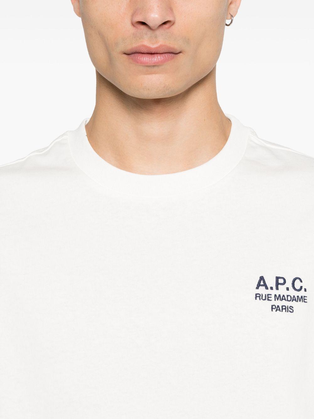 Embroidered-logo T-shirt COHBU M26388TAE A.P.C.