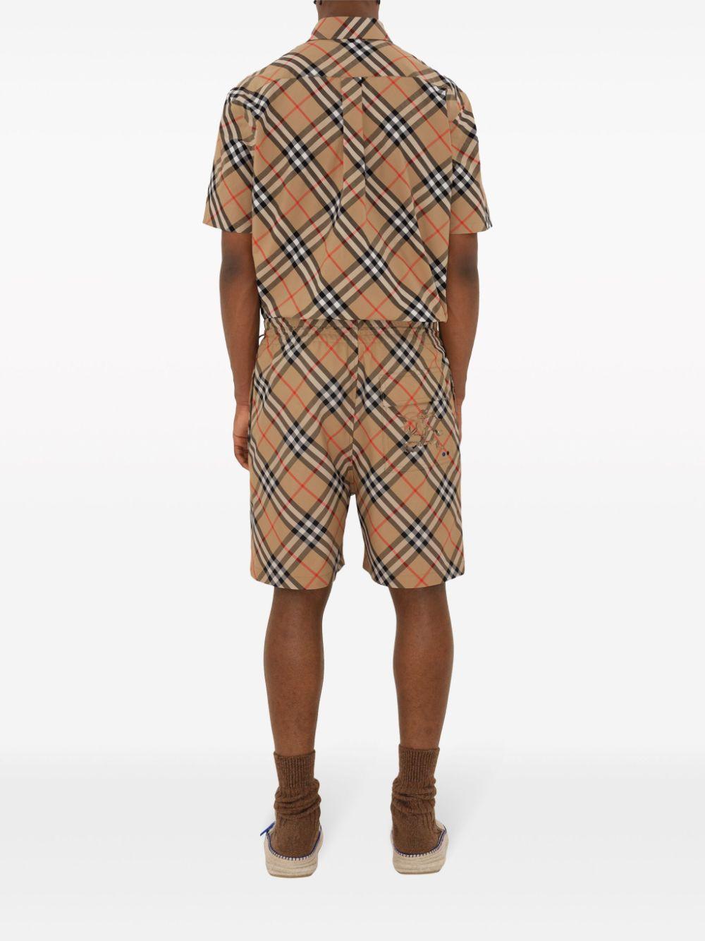 Checked cotton shirt<BR/><BR/><BR/> 8087637 B9368 BURBERRY