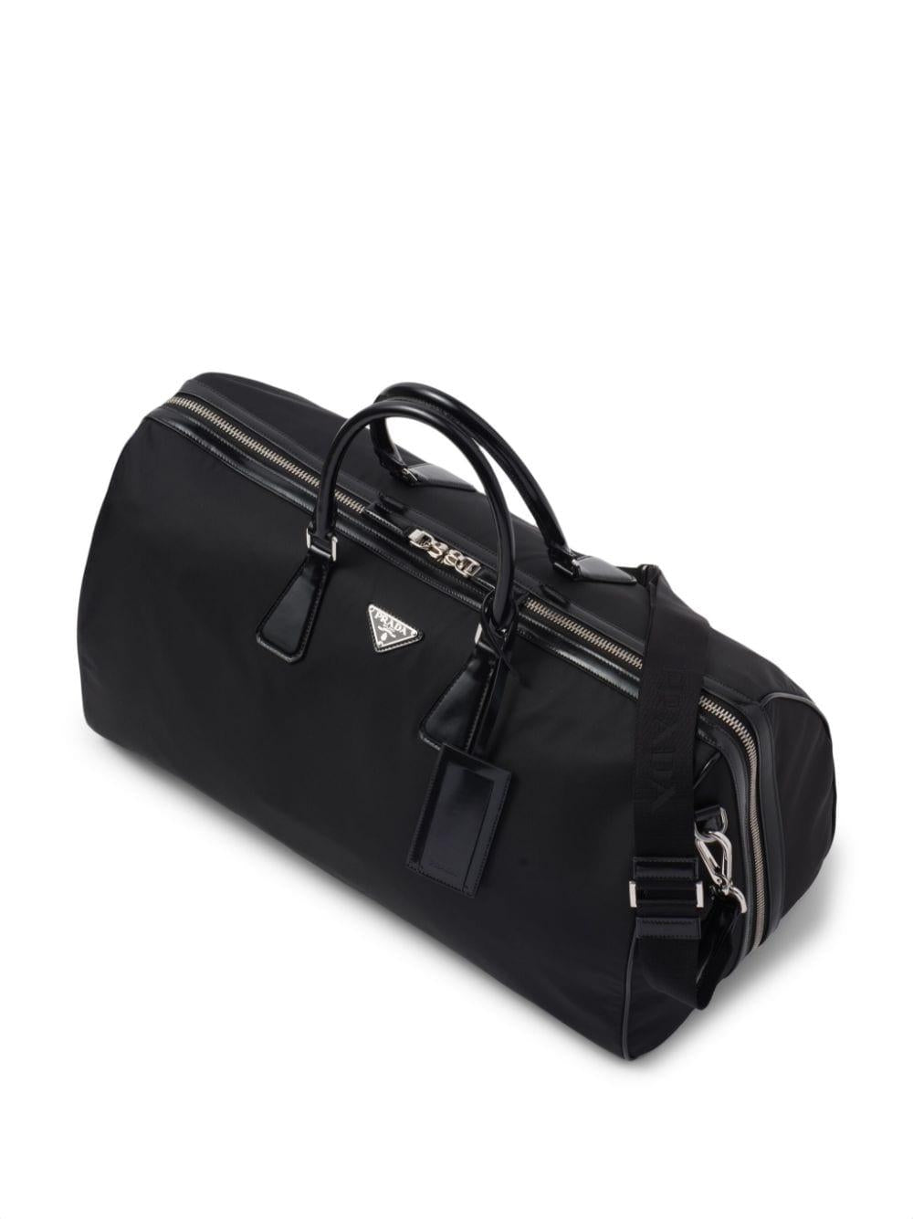 Logo-plaque panelled duffel bag<BR/><BR/> 2VC018 789F0002 PRADA