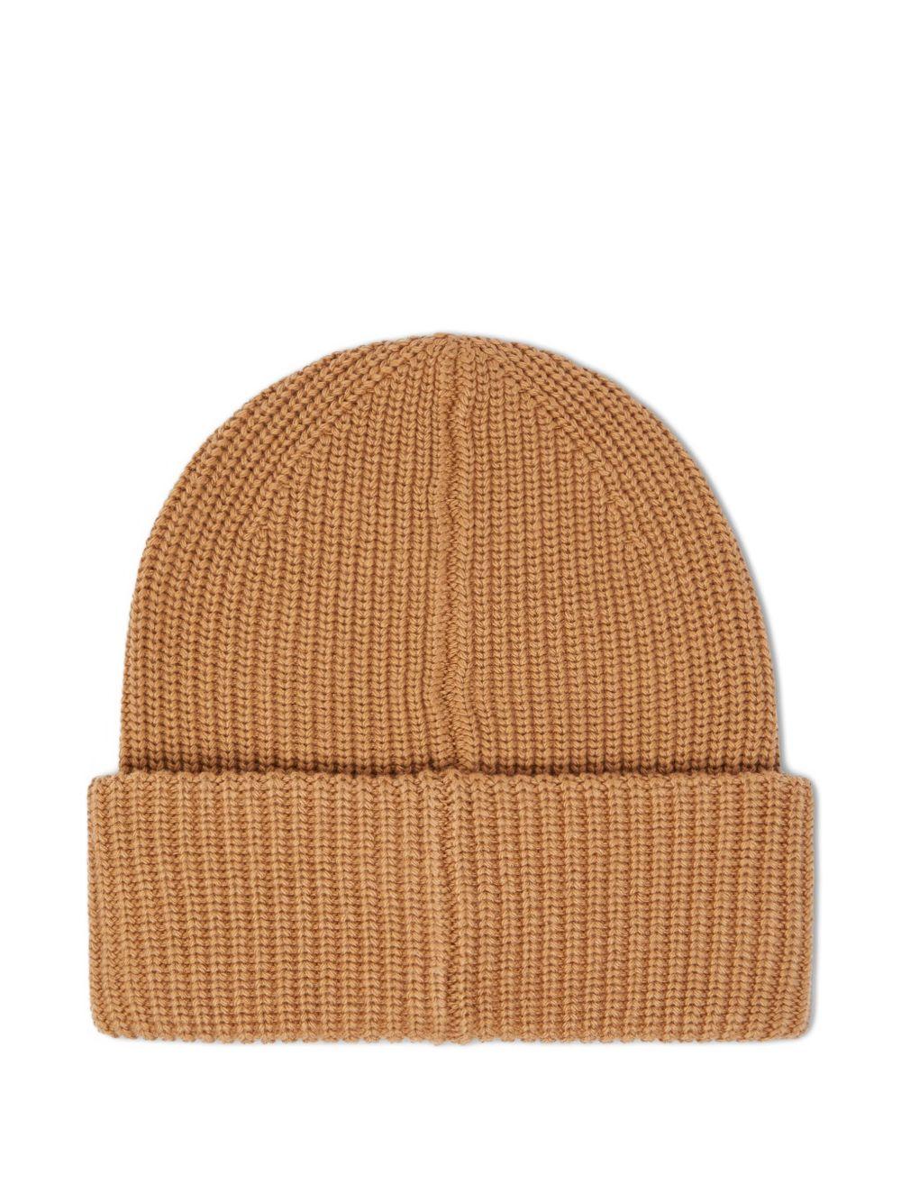 Logo patch beanie 105993 A2Z4D23 PINKO