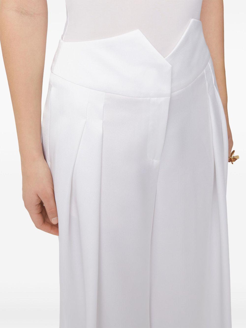 High-waist palazzo trousers<BR/><BR/><BR/> 78AJA173 N0071003 GENNY