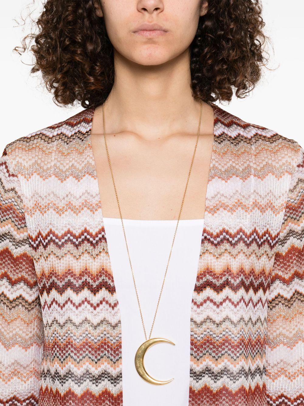 Zigzag lamé cardi-coat<BR/><BR/><BR/> DS25SM0K BR00ZVS10BB MISSONI